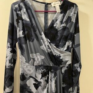 Joseph Ribkoff BGW Floral Long Sleeve Dress